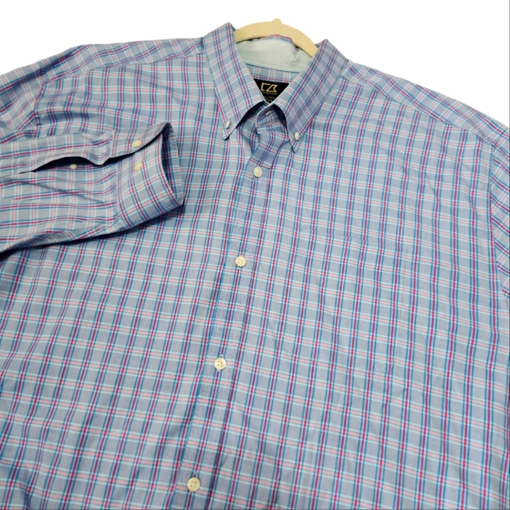 Cutter & Buck Men's Cotton Button-down Size XXL‎